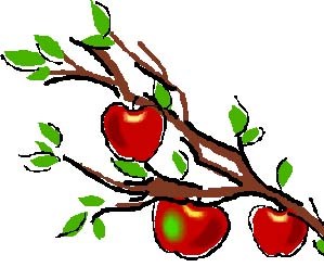 apple tree branch clipart